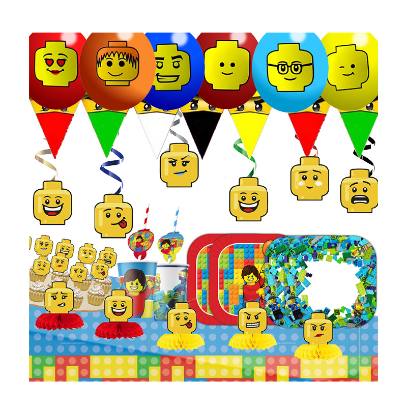 Science Of Happiness - Klocki Happy Birthday Banner Party Decorations