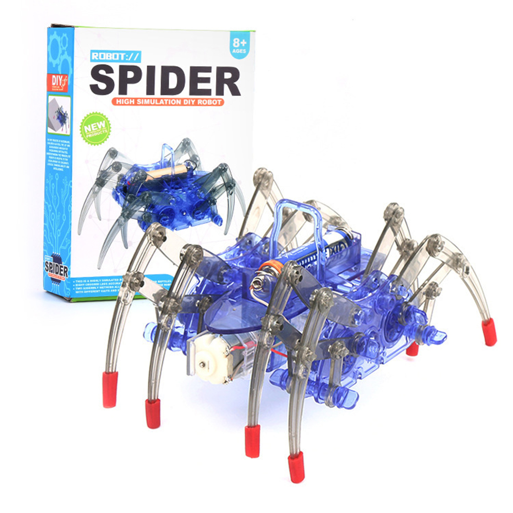 Science Robotics - Elektryczny bioniczny robot-pająk – zestaw DIY,