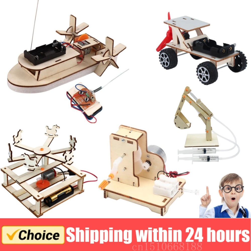 Science Max - DIY Model łodzi Zabawki naukowe Dzieci