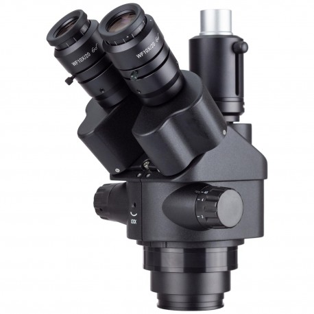 Amscope Microscope Stereo 7X-45X - AmScope 7X-45X czarny simul-focal Trinocular Zoom