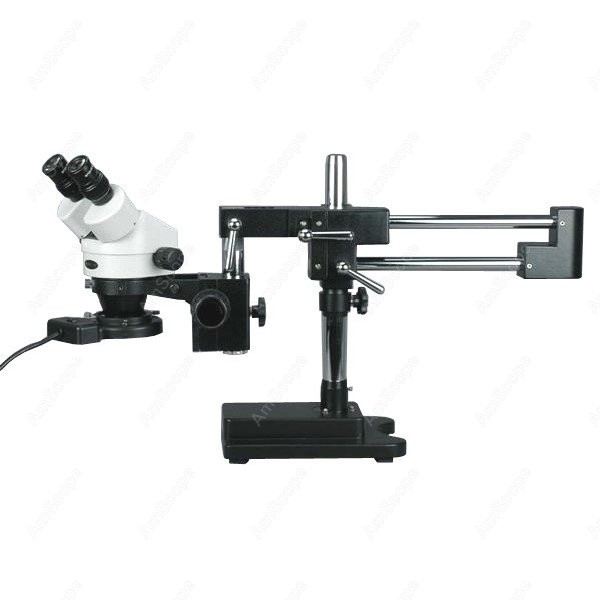 Amscope Microscope Stereo 7X-45X - Mikroskop stereoskopowy AmScope z lornetką i