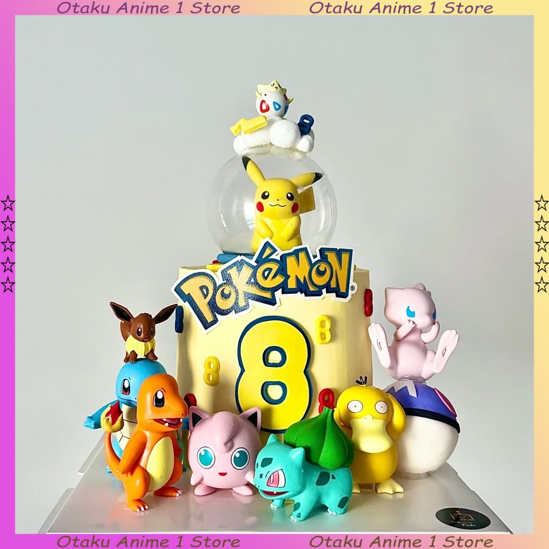 Science Of Happiness - 13 SZT./ZESTAW Pikachu Topper na Tort