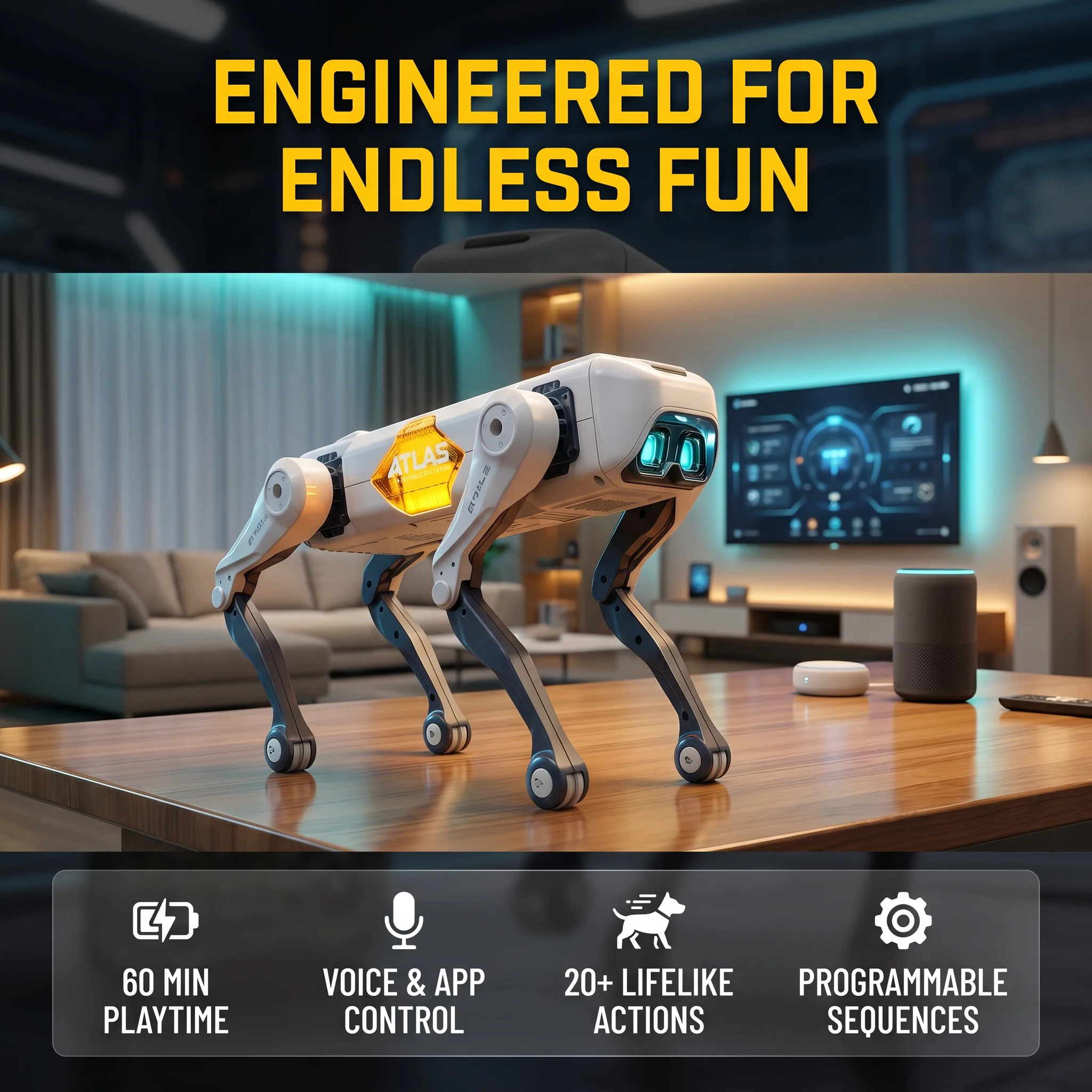 Science Robotics - Inteligentny robot-świniec AI, sterowanie głosem i