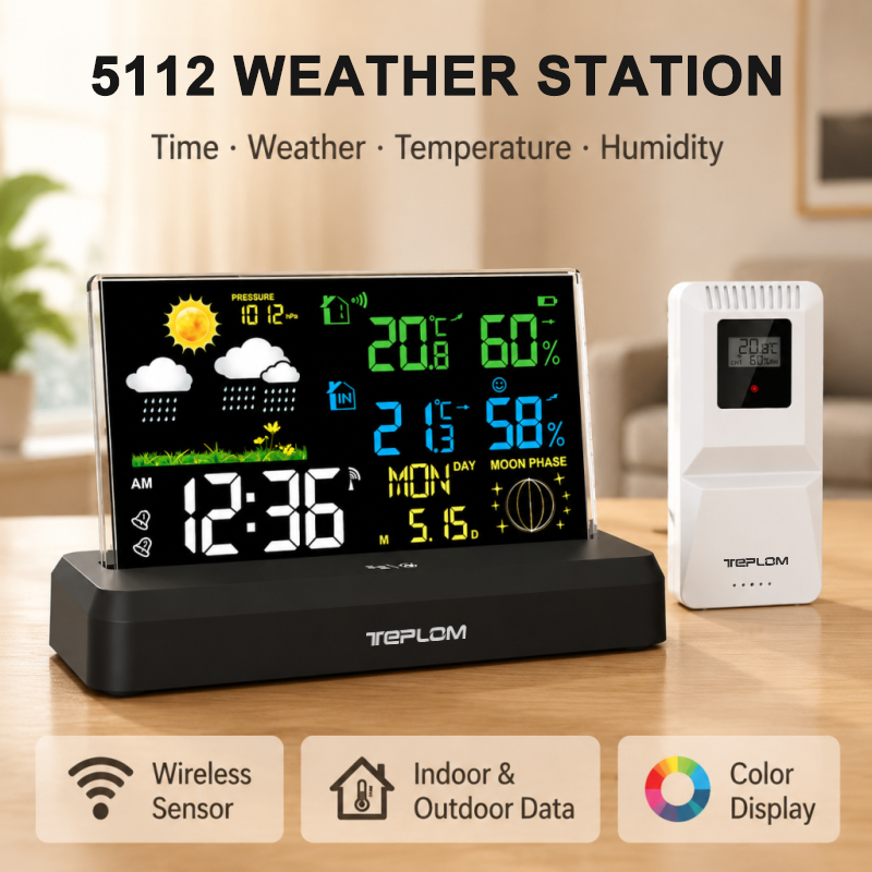 Bezprzewodowa stacja pogodowa, – Weather Station Indoor recenzja i cena
