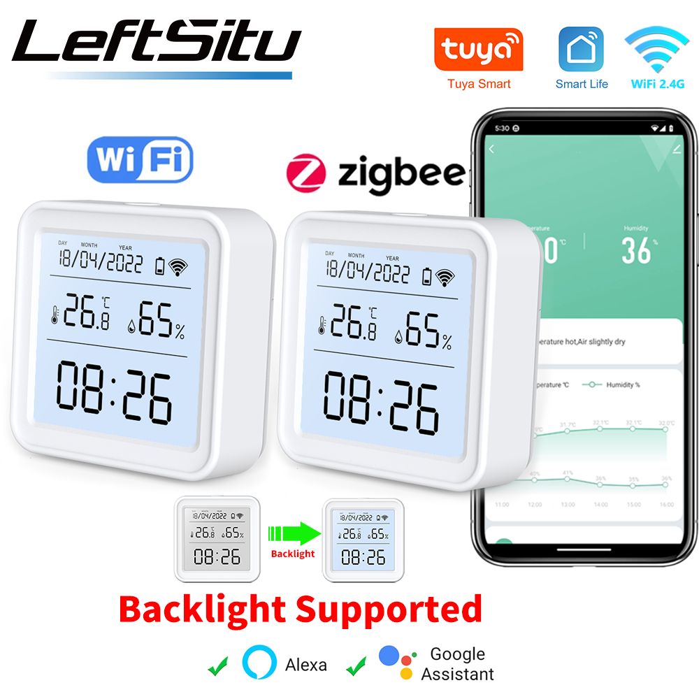 Tuya Zigbee WiFi czujnik tempe – Weather Station Indoor recenzja i cena