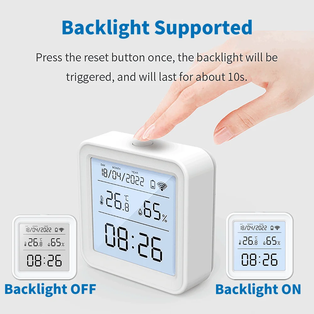 Tuya Zigbee WiFi czujnik tempe – Weather Station Indoor recenzja i cena