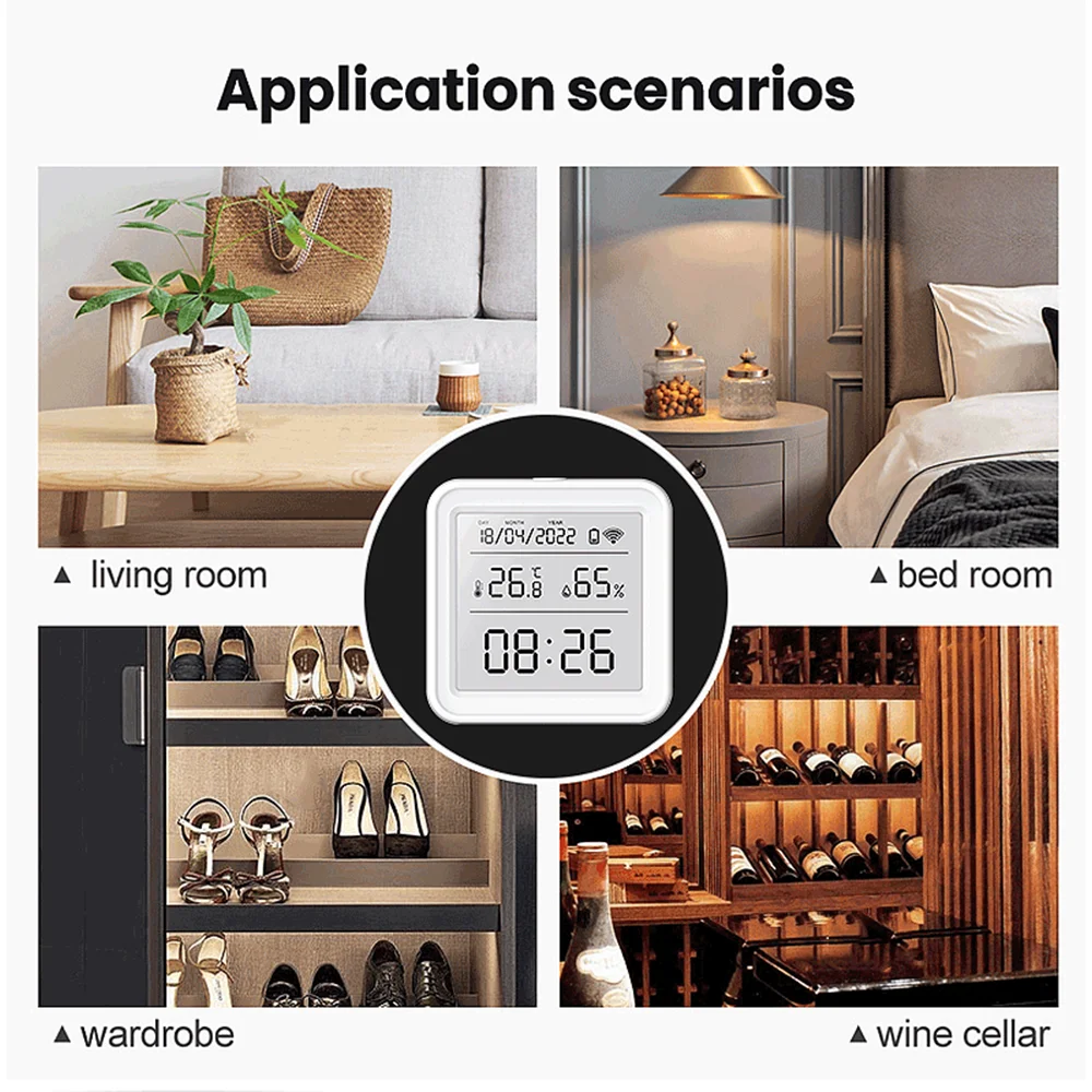 Tuya Zigbee WiFi czujnik tempe – Weather Station Indoor recenzja i cena