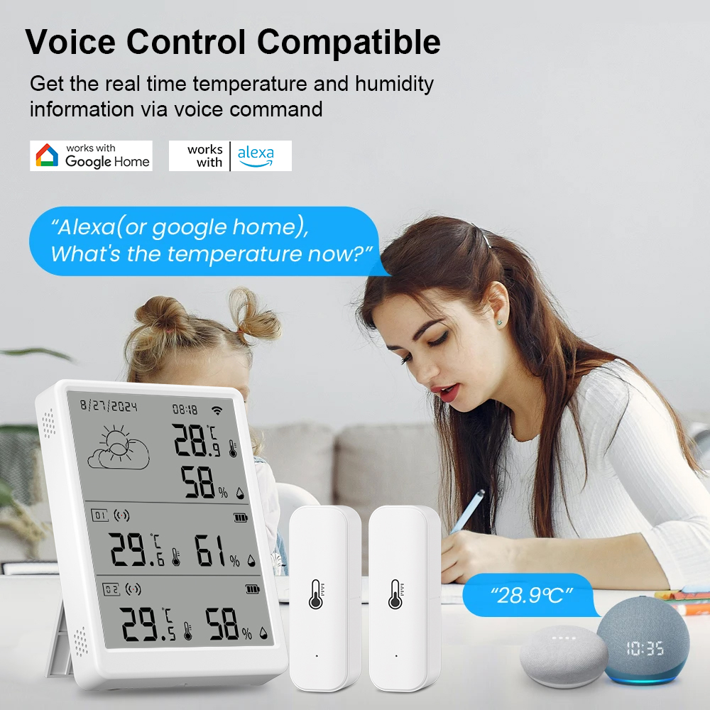 SMATRUL Tuya WiFi Precyzyjny C – Weather Station Indoor recenzja i cena